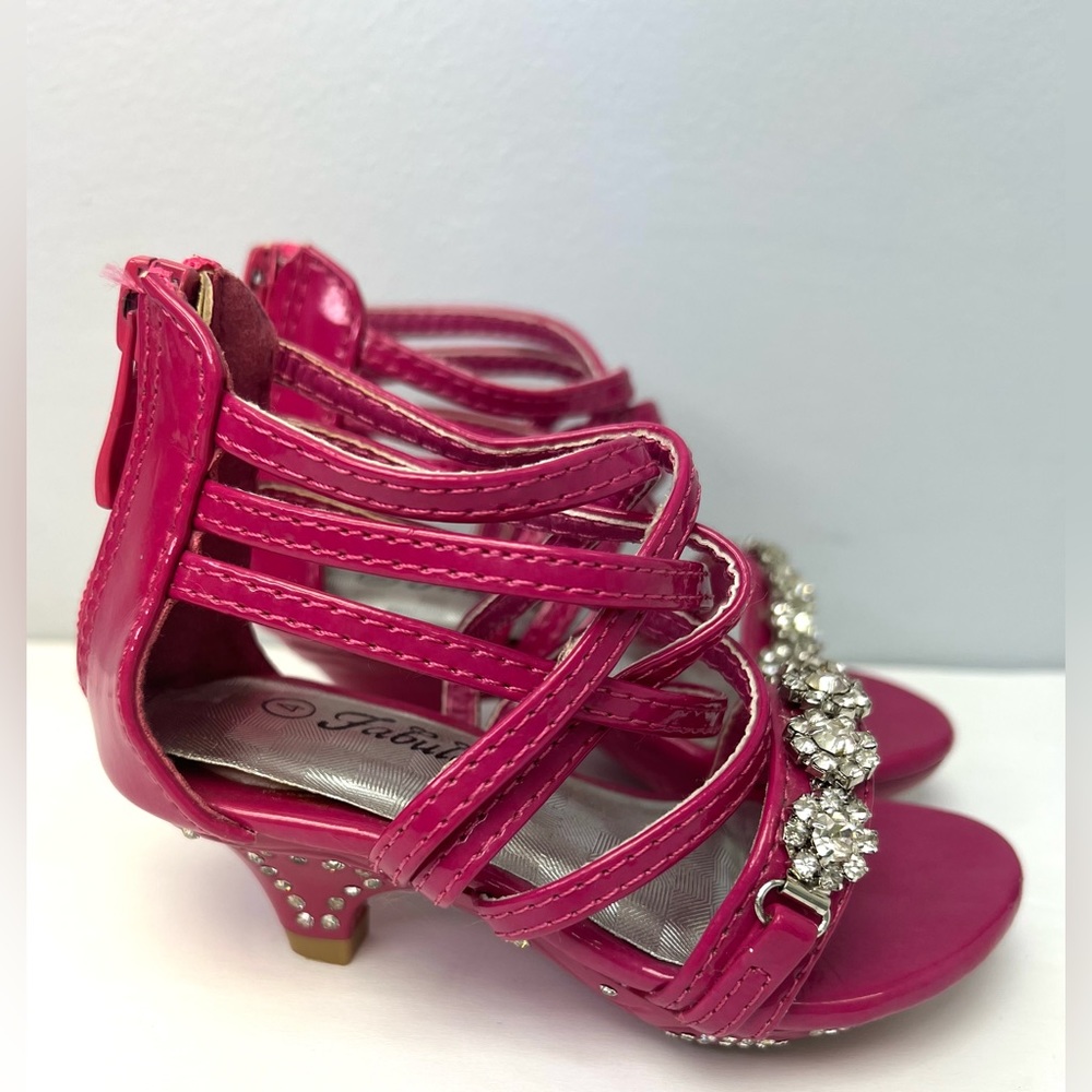 Fabulous - Lety, Toddler Size:4, Pink Rhinestone Shoes, New with tag